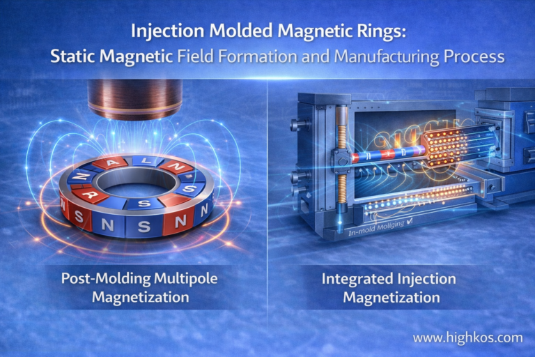 injection molded magnetic rings