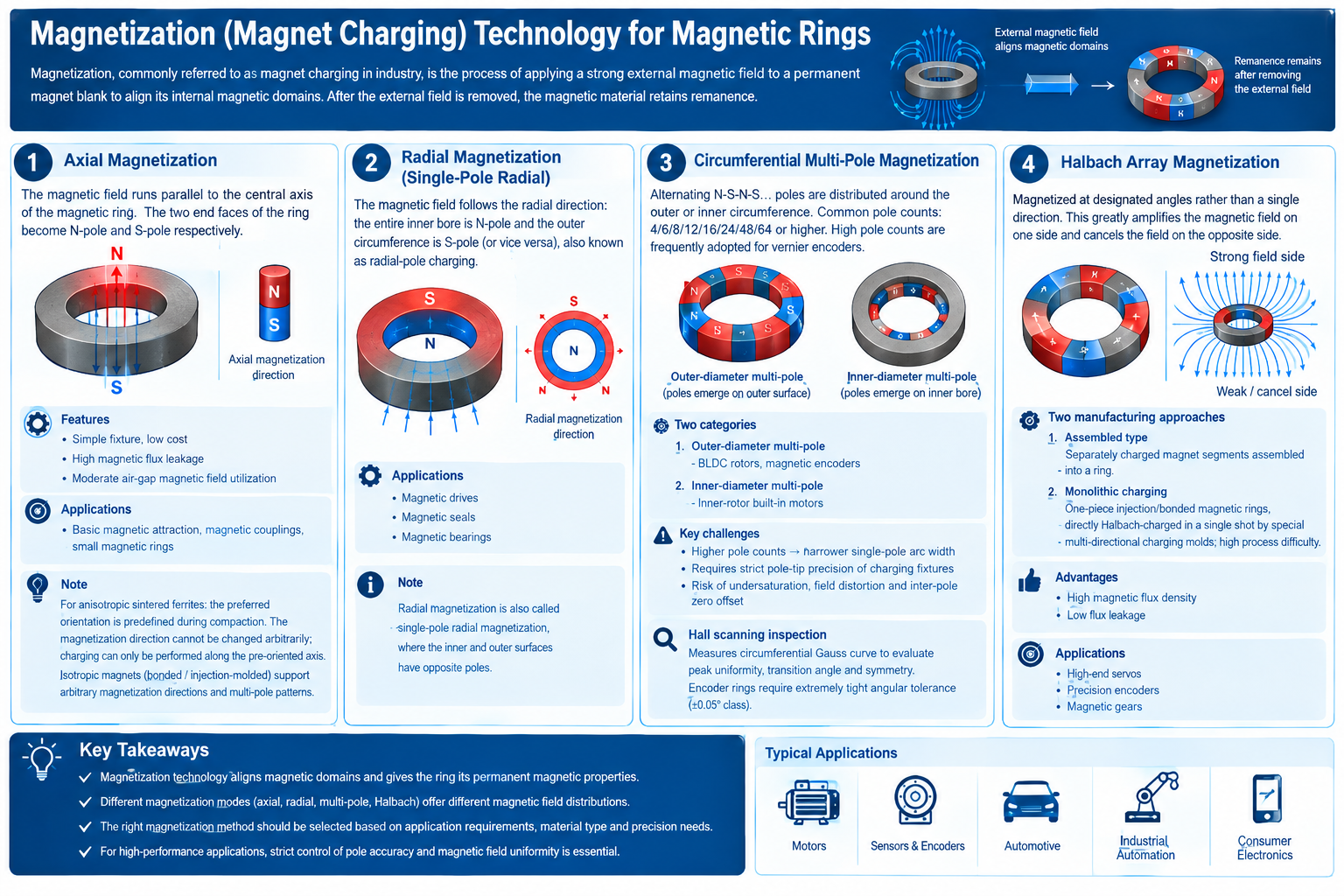 Magnetization Technology for Magnetic Rings