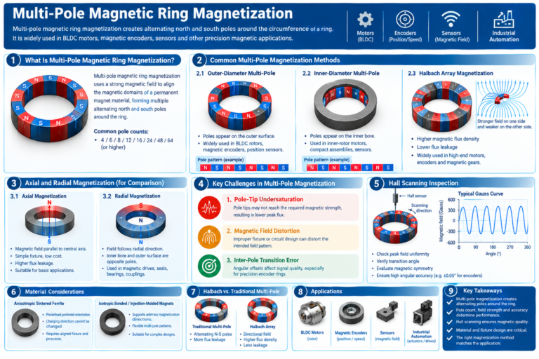Multi-Pole Magnetic Ring Magnetization